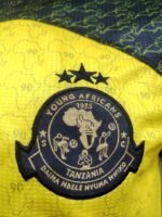 young africans yellow football jersey